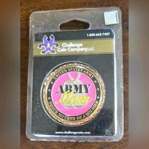 New in package Proud Army mom coin